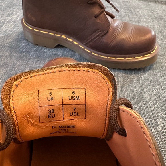 Brown Dr. Martens Chukka Boots - Picture 8 of 9